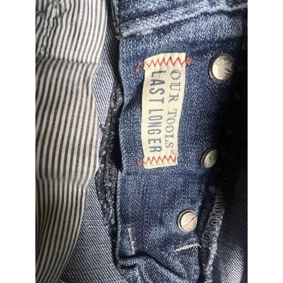 TK Axel Dutton Mens 30X32 Denim Jeans Taper Fit Light Wash Button Fly - Picture 9 of 16